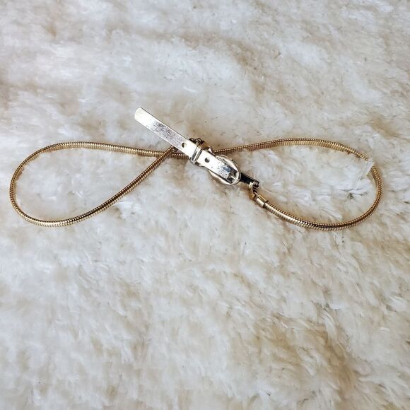 Women's Unbranded Belt Small Gold Tone Vintage‎ - Picture 2 of 5